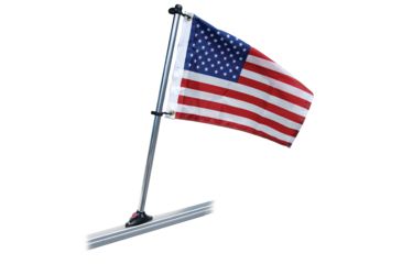 Image of Taylor Made 24" Flag Pole Mount &amp; 12" x 18" US Flag Pontoon 65138