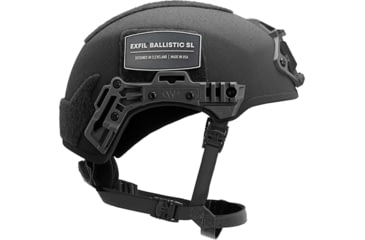 Image of Team Wendy EXFIL Ballistic SL Helmet LED Left Eye Dominant Retention, Black, Medium/Large, 76-21S-E21-L