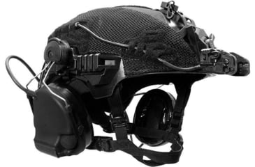 Image of Team Wendy Helmet Cover for EXFIL Carbon w/ Rail 3.0, Extra Large, Black, 71-MHC3-BK-2