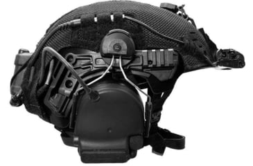 Image of Team Wendy Helmet Cover for EXFIL Carbon w/ Rail 3.0, Extra Large, Black, 71-MHC3-BK-2