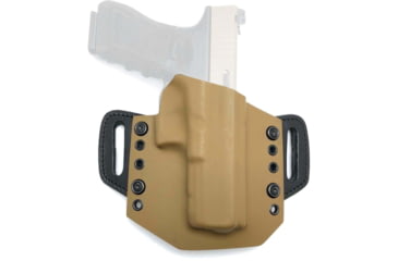 Image of Texas 1836 KYDEX Oathkeeper Gen II - Open Top OWB Kydex Holster, Right Hand, Smith &amp; Wesson M&amp;P 380 Shield, With No Attachment, Coyote Brown, OATHKEEPER-GEN2-1047