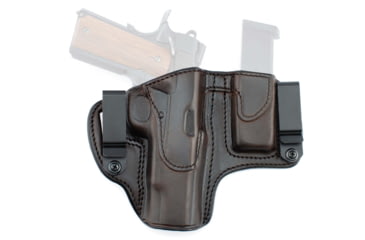Image of Texas 1836 KYDEX The Appendix - Dual Clip IWB Holster w/ Magazine Carrier, Right Hand, 1911 5in, With No Attachment, Brown, TX-THEAPPENDIX-202