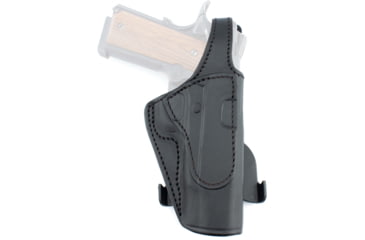 Image of Texas 1836 PD1 - Rotating Thumb Release OWB Paddle Holster, Left Hand, Most Glock Full Size 9mm/.40 and Similar Frame, With No Attachment, Black, TX-PD1-301