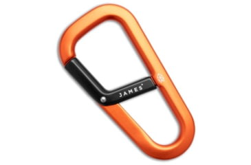 Image of The James Brand The Hardin Carabiner, Black/Orange, One Size, BHQ-195456
