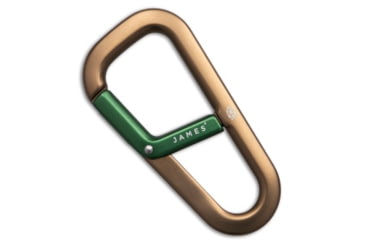 Image of The James Brand The James Brand The Hardin Carabiner - Tumbleweed + Dark Green, Green, adult, BHQ-232466