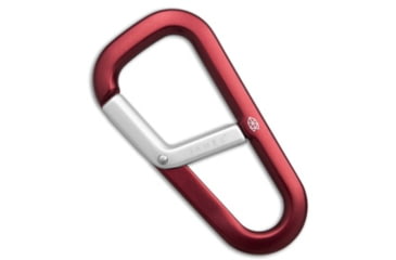 Image of The James Brand The James Brand The Hardin Carabiner - Wine Red + Silver, Red/Silver, adult, BHQ-232465