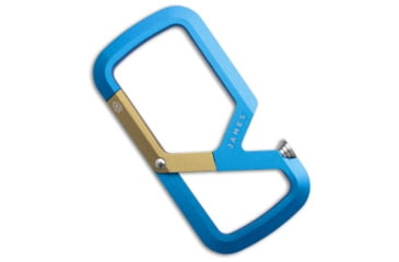 Image of The James Brand The James Brand The Mehlville Carabiner - Racer Blue + Olive Stone, Blue/Gray, adult, BHQ-235039