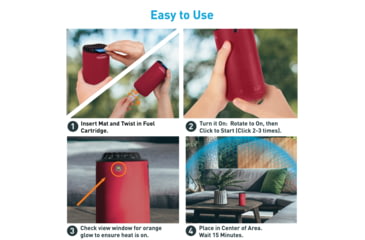Image of Thermacell Patio Shield Mosquito Repeller, Magenta, MRPSPMA