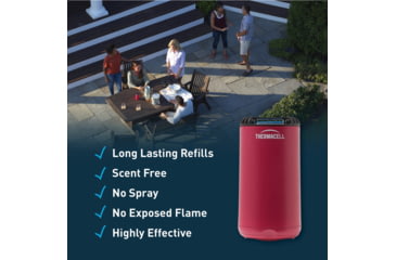 Image of Thermacell Patio Shield Mosquito Repeller, Magenta, MRPSPMA