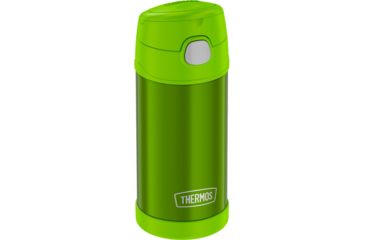 Image of Thermos FUNtainer Stainless Steel Insulated Green Water Bottle w/Straw - 12oz 79458