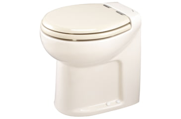 Image of Thetford Tecma Silence 2 Mode 24V RV Toilet With Electric Solenoid - Low, Bone, 38114