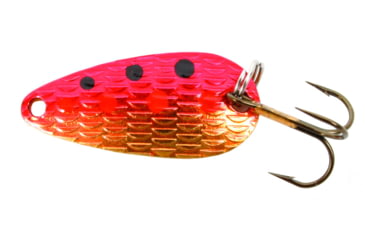Image of Thomas Cyclone Wobbler Casting/Trolling Spoon, 1 1/2", 1/6 oz, Gold/Red, S514-GR