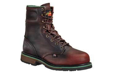 Image of Mens American Heritage Static Dissipative 8in Safety Toe, Brown, 8/3E