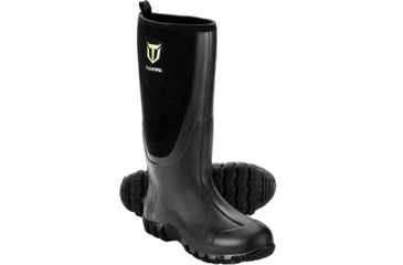 Image of Tidewe TideWe Rubber Boots for Men, Rain Boots with Steel Shank Neoprene, BT010-BK-14