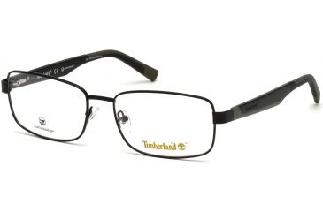 Image of Timberland TB1577 Eyeglass Frames - Matte Black Frame Color, Matte Black Lens Color
