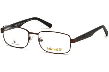 Image of Timberland TB1577 Eyeglass Frames - Matte Dark Brown Frame Color, Matte Dark Brown Lens Color