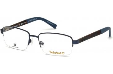 Image of Timberland TB1588 Eyeglass Frames - Matte Blue Frame Color, Matte Blue Lens Color