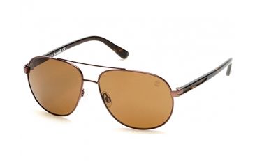 Image of Timberland TB9076 Sunglasses - Matte Dark Brown Frame Color