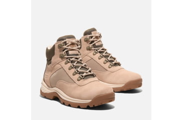 Image of Timberland White Ledge Mid Lace-Up Waterproof Hiking Boot - Womens, Light Beige Suede, 9, Medium, TB0A2KNTER309000M