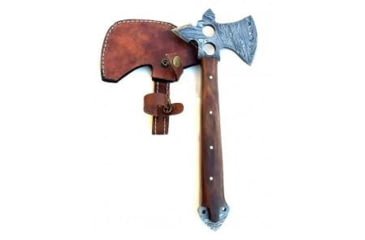 Image of USED Titan Damascus Steel Tomahawk, 12.2in, TD-086, TDK-86, EDEMO1
