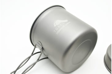 Image of TOAKS Titanium 1100ml Pot w/Pan, Grey, CKW-1100