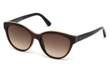 Image of Tod's TO0129 Sunglasses - Havana Frame Color