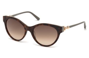 Image of Tod's TO0154 Sunglasses - Beige Frame Color, Gradient Brown Lens Color