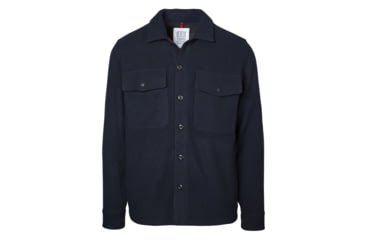 Image of Topo Designs Wool Shirt - Mens, Navy, Large, TDMWSF18NVLG