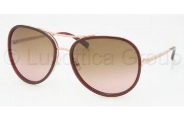 Image of Tory Burch TY6007 Bifocal Sunglasses Gold/Ox Blood Frame / 61 mm Prescription Lenses, 287-14-6117