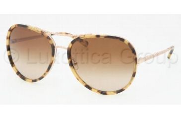 Image of Tory Burch TY6007 Bifocal Sunglasses Gold/Red Tort Frame / 61 mm Prescription Lenses, 288-13-6117