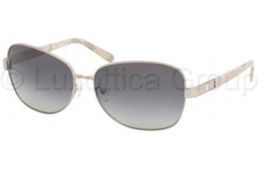 Image of Tory Burch Ty6011 Sunglasses TY6011 103/T3-5814 - Gunmetal Grey Gradient Polarized