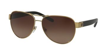 Image of Tory Burch TY6051 Progressive Prescription Sunglasses TY6051-313313-60 - Lens Diameter 60 mm, Frame Color Gold / Black