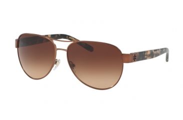 Image of Tory Burch TY6051 Progressive Prescription Sunglasses TY6051-319113-60 - Lens Diameter 60 mm, Frame Color Bronze/pearl Brown Tort