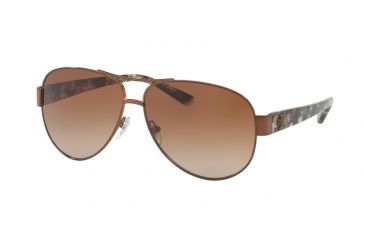 Image of Tory Burch TY6057 Progressive Prescription Sunglasses TY6057-324213-60 - Lens Diameter 60 mm, Frame Color Bronze