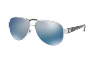 Image of Tory Burch TY6057 Progressive Prescription Sunglasses, 60mm, Silver, TY6057-324322-60-PRO