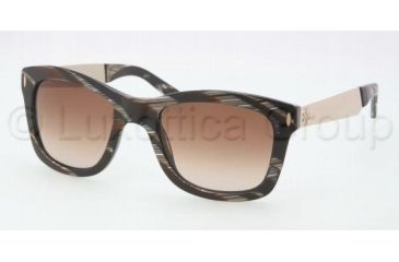 Image of Tory Burch TY7042 TY7042 Bifocal Prescription Sunglasses TY7042-706-13-5221 - Lens Diameter 52 mm, Frame Color Black Horn