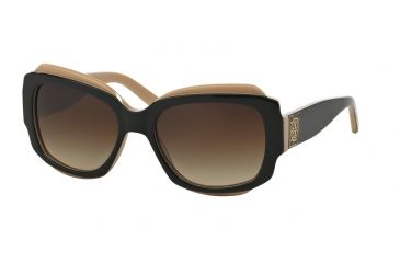 Image of Tory Burch TY7070 Single Vision Prescription Sunglasses TY7070-127913-55 - Lens Diameter 55 mm, Frame Color Black/Beige