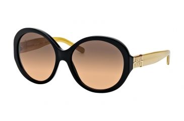 Image of Tory Burch TY7072 Progressive Prescription Sunglasses TY7072-133795-56 - Lens Diameter 56 mm, Frame Color Black/blonde Tortoise