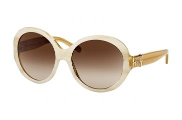 Image of Tory Burch TY7072 Progressive Prescription Sunglasses TY7072-133813-56 - Lens Diameter 56 mm, Frame Color Blonde Tortoise/ivory