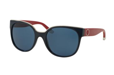 Image of Tory Burch TY9042 Bifocal Prescription Sunglasses TY9042-148980-56 - Lens Diameter 56 mm, Frame Color Navy/racing Red