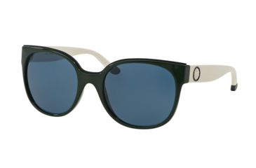 Image of Tory Burch TY9042 Bifocal Prescription Sunglasses TY9042-149080-56 - Lens Diameter 56 mm, Frame Color Racing Green/ivory