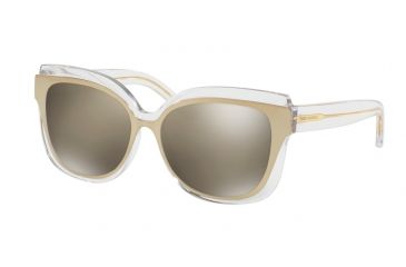 Image of Tory Burch TY9046 Progressive Prescription Sunglasses TY9046-16025A-55 - Lens Diameter 55 mm, Frame Color Crystal-Gold