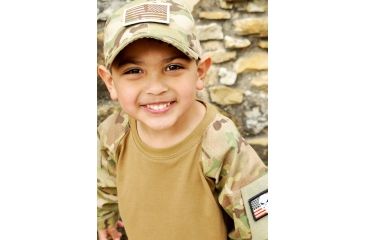 Image of Trooper Clothing Tactical Combat Battle Shirt w/Mesh Side Vents,Large, Multi Color Camo and Coyote, Large 14-16, 9300-L