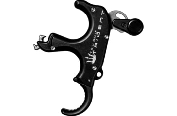 Image of TRU Ball Trident Flex Release 3 Finger Aluminum, Black, Medium, TRDF-BK-M