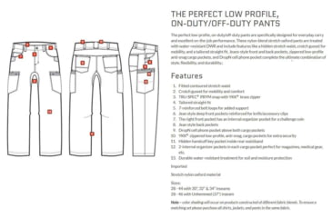 Image of TRU-SPEC 24-7 Series Agility Pants - Mens, Khaki, 38x34, 1524027