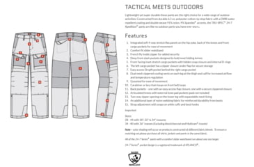 Image of Tru-Spec 24-7 Xpedition Pants - Mens, Coyote, 42 34, 1434029