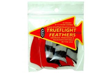 Image of Trueflight Feather Combo Pack, Barred/Red 2in. RW Shield Cut 30932