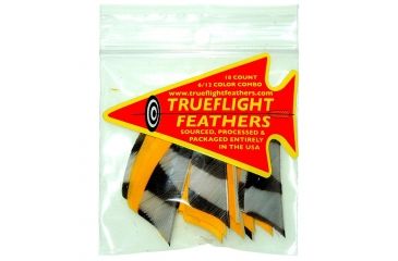 Image of Trueflight Feather Combo Pack, Barred/Yellow 2 in. RW Shield 30933