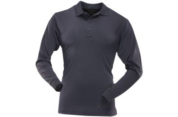 Image of Tru-Spec Polo Shirt, 24-7 Performance Navy Long Sleeve, 5Xl 4409010