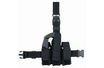 Image of TUFF Products Dual Blast Grenade Single MK9 Thigh Holster, Black Nylon, Mk9 Grenade 8905-NYA